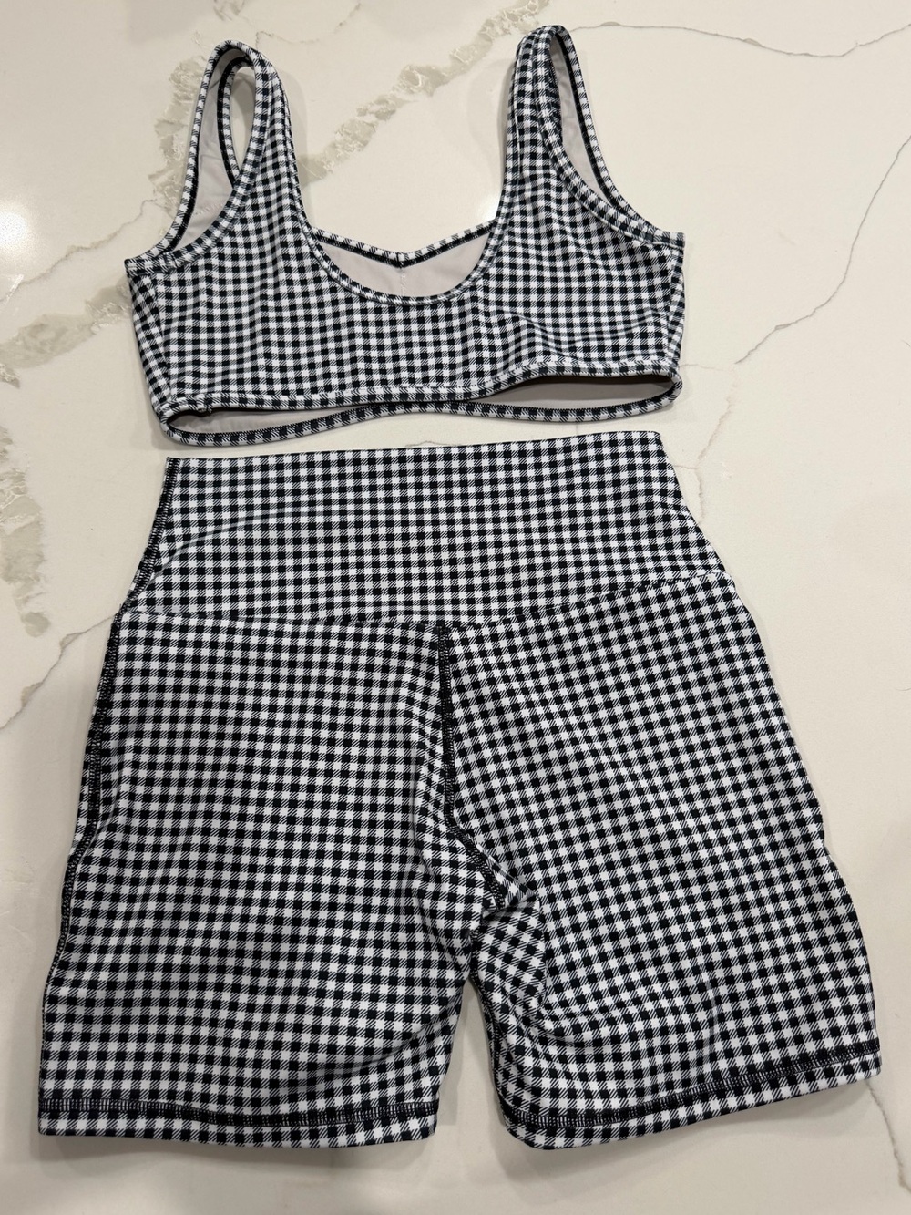 Abercrombie & Fitch YPB Houndstooth Activewear Set - S - Picture 4 of 5